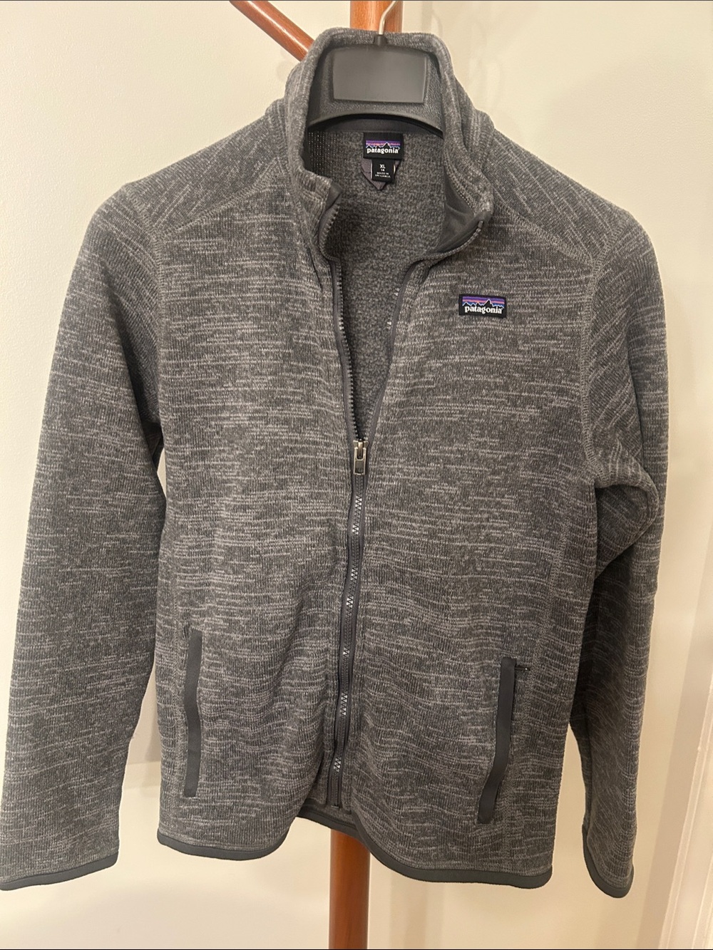 Patagonia Boy's Gray Full-Zip Sweater Jacket